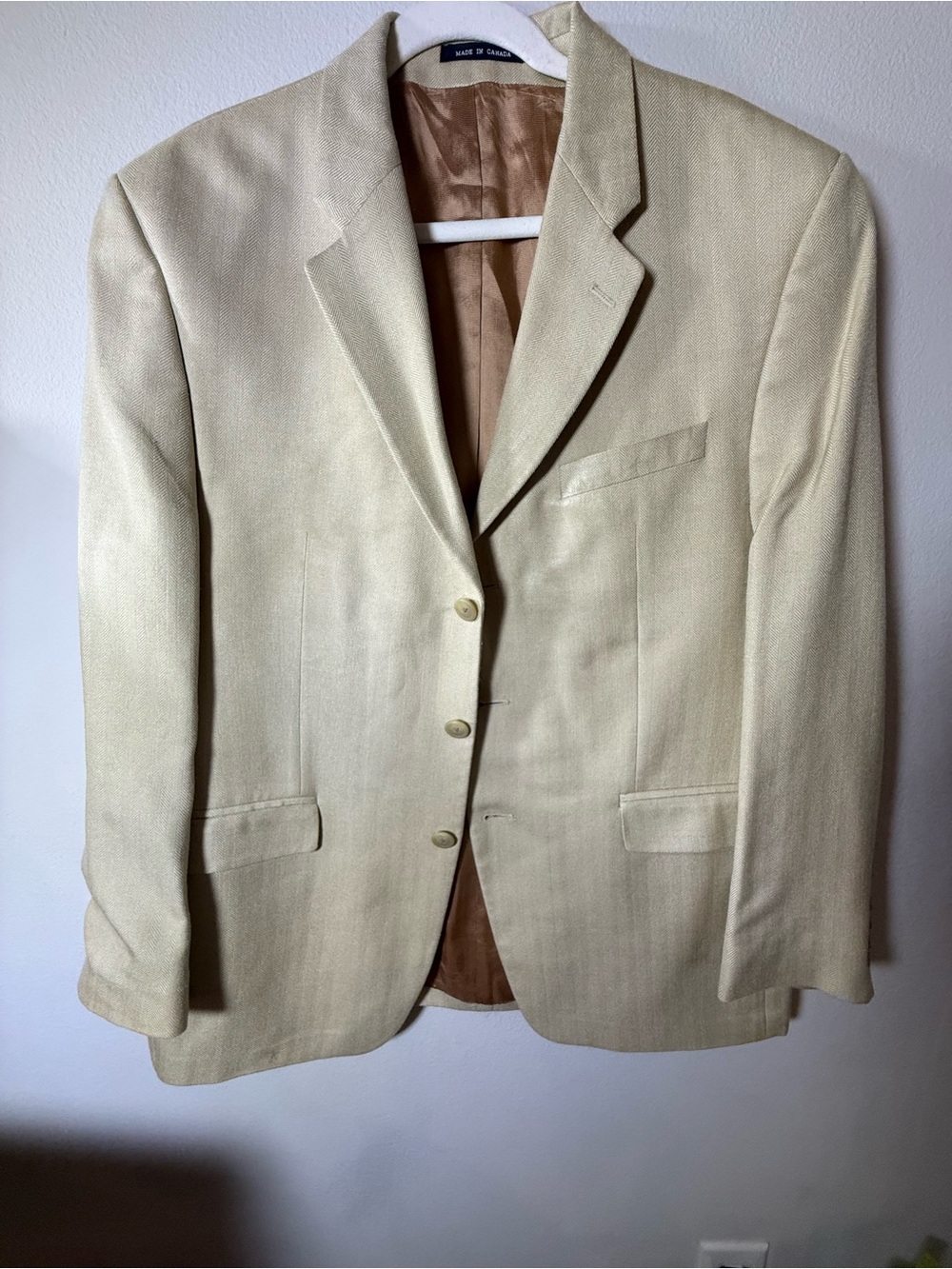 RALPH LAUREN Light Cream Sport Coat Blazer